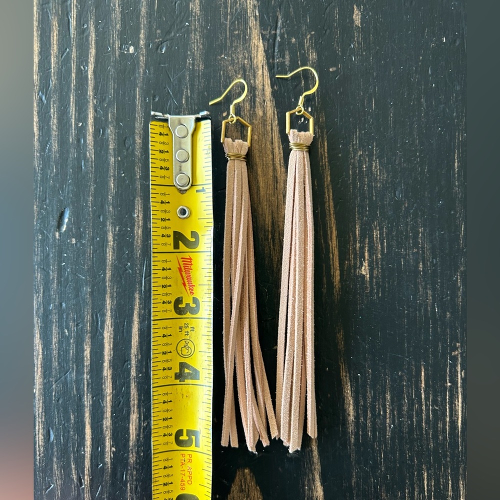 Fringe earrings - Picture 2 of 2